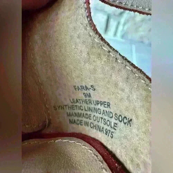 Steve Madden Fara Sandals Rust Suede Leather Studded Ankle Strap SZ 9 - Picture 8 of 8